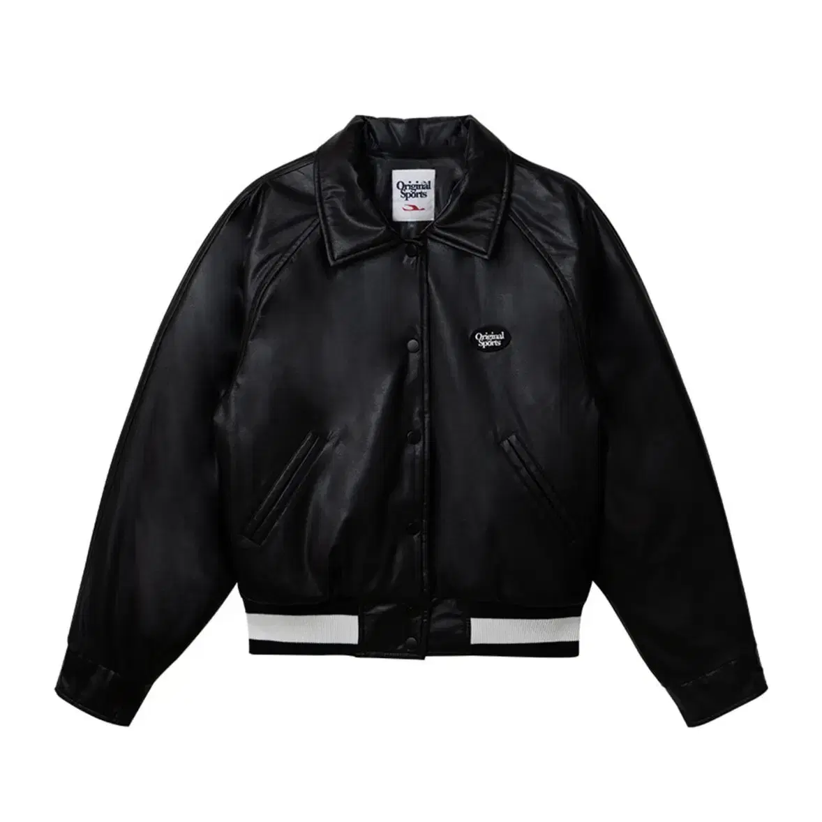 W eco leather jacket black